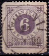 Stamp Sweden 1872-91 6o Used Lot3 - Gebruikt