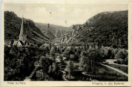 Thale A. Harz, Eingang In Das Bodetal - Thale