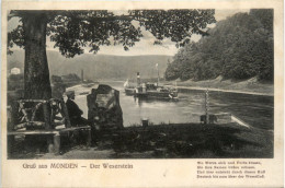 Gruss Aus Münden, Der Weserstein - Hannoversch Muenden