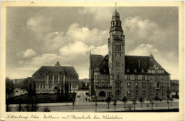 Wittenberge, Rathaus Mit Oberschule Für Mädchen - Wittenberge