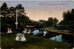 Spreewald, Lübbenau, Abfahrtsstelle - Luebbenau