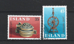 Iceland 1976 Europa Handicrafts Y.T. 467/468 (0) - Used Stamps