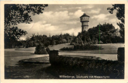 Wittenberge, Stadtpark Mit Wasserturm - Wittenberge