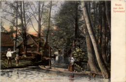 Spreewald, Grüsse, Dolzkefliess In Lehde - Lübbenau