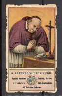 **  S. ALFONSO M. DE'LIGUORI  **  M 9 X 5,5 - Devotion Images