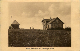 Hohe Geba, Meininger Hütte - Schmalkalden
