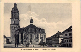 Waltershausen - Markt Mit Kirche - Waltershausen