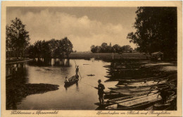 Lübbenau, Spreehafen M. Blick Auf Burglehn - Lübbenau