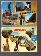 CARMAUX   LOT DE 2 CARTES A15 - Carmaux