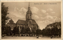 Naumburg - Markt Mit Wenzelskirche - Naumburg (Saale)