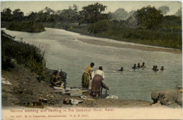 Natal - Natives Washing In The Umbeluzi River - Afrique Du Sud