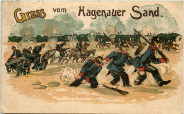 Gruss Vom Hagenauer Sand - Litho - Haguenau