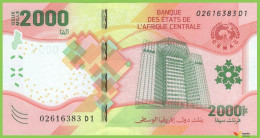 Voyo CENTRAL AFRICAN STATES CEMAC CEMAC 2000 Francs CFA 2020(2022) P702 B113a D1 UNC - Central African States