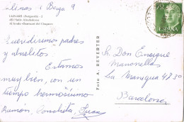 54755. Postal LLINARS De BERGA (Barcelona) 1964. Vista Del Santuario De La Cisquera Y El Moli - Cartas & Documentos