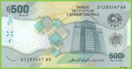 Voyo CENTRAL AFRICAN STATES CEMAC 500 Francs CFA 2020(2022) P700 B111a A9 UNC - Central African States