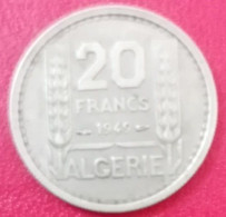 20 Francs Algérie 1949 - Algerien
