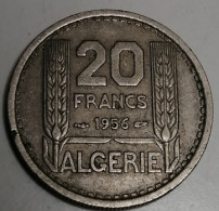 20 Francs Algérie 1956 - Algerien