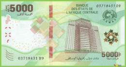 Voyo CENTRAL AFRICAN STATES CEMAC 5000 Francs CFA 2020(2022) P703 B114a D9 UNC - Centraal-Afrikaanse Staten