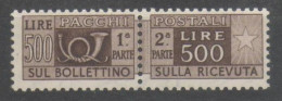 ITALIA 1948 - Pacchi 500 L. **  (2 Scan)             (g9641) - Paketmarken