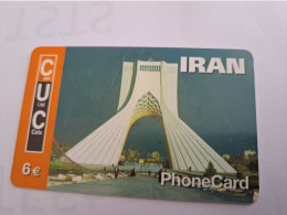 DUITSLAND/GERMANY  € 6,- / COM UNICATE/ IRAN  BUILDING      ON CARD        Fine Used  PREPAID  **16535** - [2] Prepaid