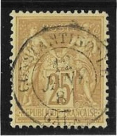 FRACE 92 Obl Constantinople/galata Cote 15 - Used Stamps