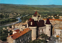 07 - Aubenas En Vivarais - Le Château Féodal Et La Vallée De L'Ardèche - Aubenas