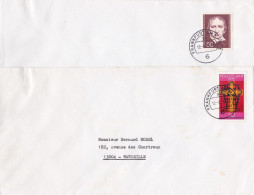 Allemagne--1975--lot De 6 Lettres De FRANKFURT Pour MARSEILLE-13 (France)..timbres, Cachets - Lettres & Documents
