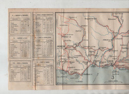 Itinéraires Chemins De Fer Routes Cannes Thorenc Nice Puget Théniers Peira Cava Tende Thorenc Menton... - Andere & Zonder Classificatie