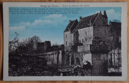 60 : Crépy-en-Valois - Restes Du Château Xe S. - Partiellement Colorisée - Traces De Points De Colle Au Dos - (n°28993) - Crepy En Valois