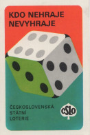 Lottery, Czechoslovak State Lottery, Czecho-Slovakia,1985, 60 X 90 Mm - Tamaño Pequeño : 1981-90