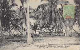 Polynésie - Au Pays Des Perles, Des Nacres - Ile D'Hikueru (Tuamotu) - Le Village - Edition L. Gauthier 87. - Polynésie Française