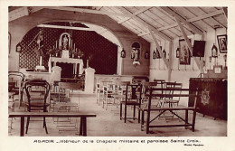Maroc - AGADIR - Intérieur De La Chapelle Militaire Et Paroisse Sainte-Croix - Ed. Flandrin  - Agadir