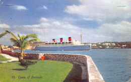 Bermuda - Paquebot Queen Of Bermuda - Publ. A. J. Gorham Ltd.  - Bermudes