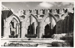 Cyprus, BELLAPAIS, Roman Sarcophagus Abbey (1950s) Photo Fisher RPPC Postcard - Cyprus