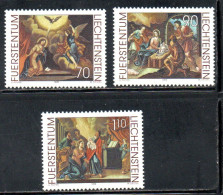 LIECHTENSTEIN 1999 CHRISTMAS NATALE NOEL WEIHNACHTEN NAVIDAD COMPLETE SET SERIE COMPLETA MNH - Nuovi