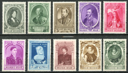 BE   573 - 582   XX   ---   MNH   ---  Service Social : Princes Européens - Unused Stamps
