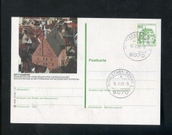 "BUNDESREPUBLIK DEUTSCHLAND" 1981, Bildpostkarte Mit Bildgleichem Stempel Ex "INGOLSTADT" (B1120) - Illustrated Postcards - Used