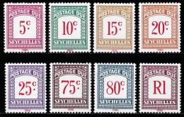 1990 Seychelles Timbre Taxe Set MNH** Ta1 - Seychelles (1976-...)