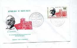 Lettre Fdc 1975 Evangelisation - Alto Volta (1958-1984)