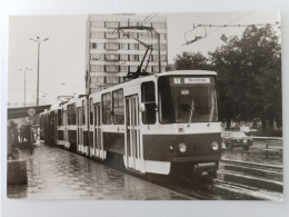 Potsdam, Tatra-Strassenbahn Der Linie 7 Am Platz Der Einheit, Tram, 1986 - Potsdam