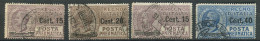 REGNO 1924-25 POSTA PNEUMATICA SERIE CPL. USATA - Rohrpost