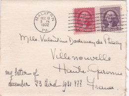 Etats-Unis --1932--letttre MALVERN (Pens ) Pour VILLENOUVELLE-31 (France)..timbres , Cachet - Storia Postale