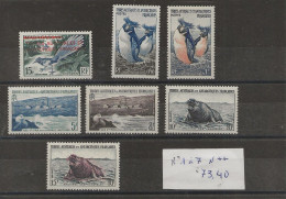 TAAF   SERIE  1 A 7   N** - Unused Stamps