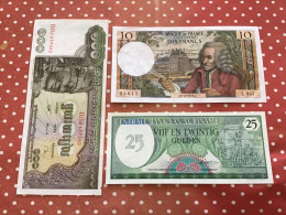 LOT DE 3 BILLETS Voir Le Scan Pour L’état Des Billets - Kiloware - Banknoten
