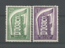 Belgie 1956 Europa OCB 994/995 ** - Nuevos