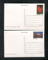 "AUSTRALIEN" 1982, 2 Bild-Postkarten ** (B1126) - Postal Stationery