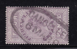 GB Judicature Fees 4d Lilac Watermark Orbs,  Barefoot 31 , Good Used , Corner Crease - Sonstige - Europa