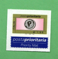 Italia ** - 2002-  POSTA PRIORITARIA - EURO 1,86  - Unif.2637. MNH - 2001-10:  Nuevos