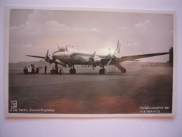 Avion / Airplane / AIR FRANCE / Douglas DC-4 / Seen At Berlin Central Airport / Aéroport / Flughafen - 1946-....: Moderne