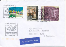 Italy Cover With Special Postmark Biella Micca 18-3-2011 Sent To Norway - 2001-10: Marcofilia